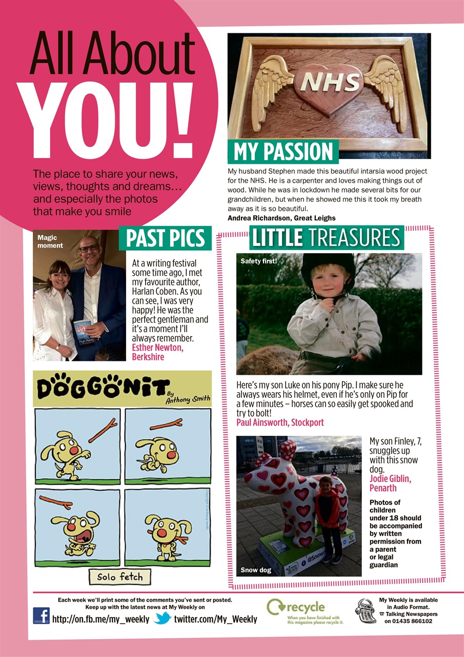 My Weekly Preview Pages