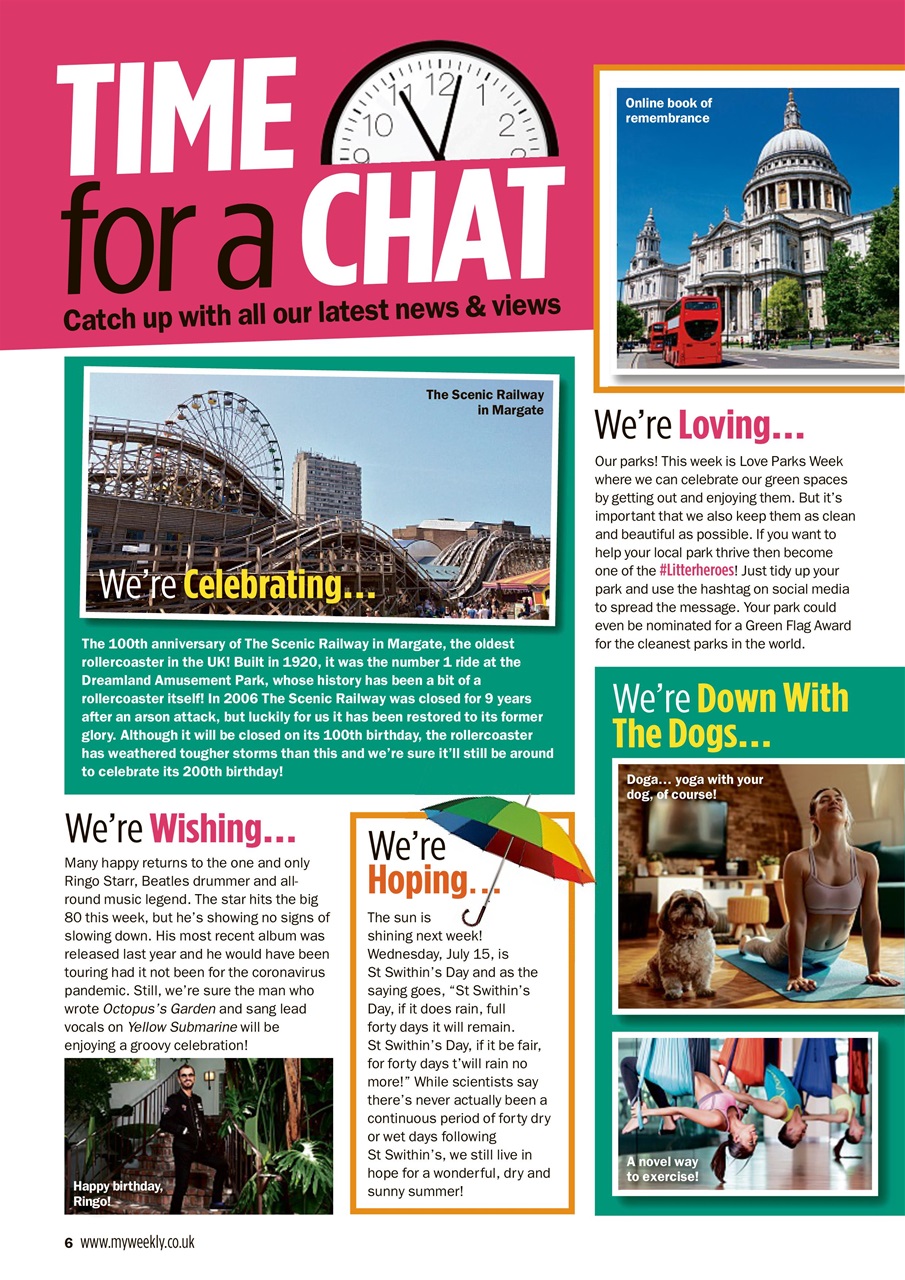 My Weekly Preview Pages