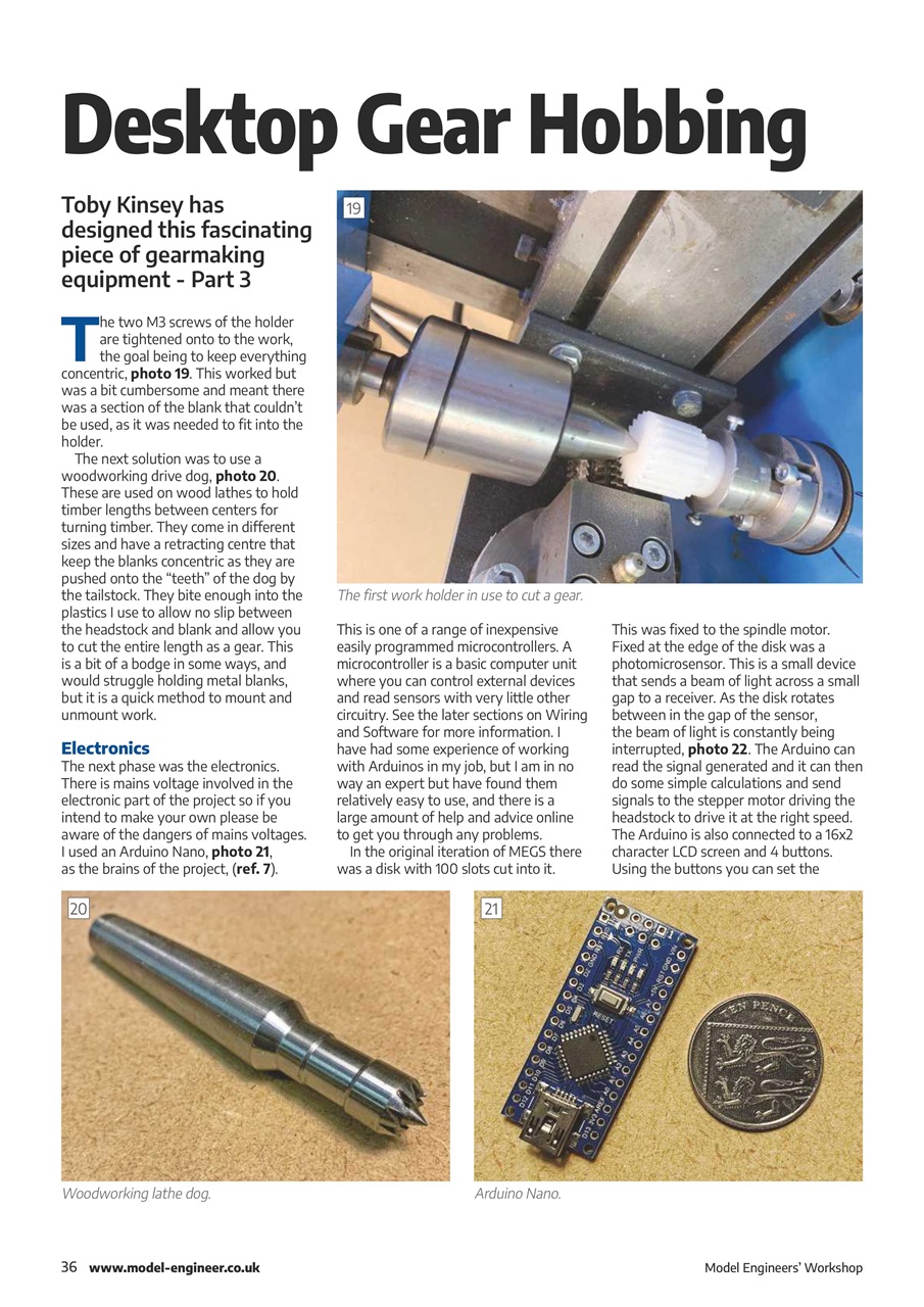 Model Engineer & Workshop Magazine Preview Pages