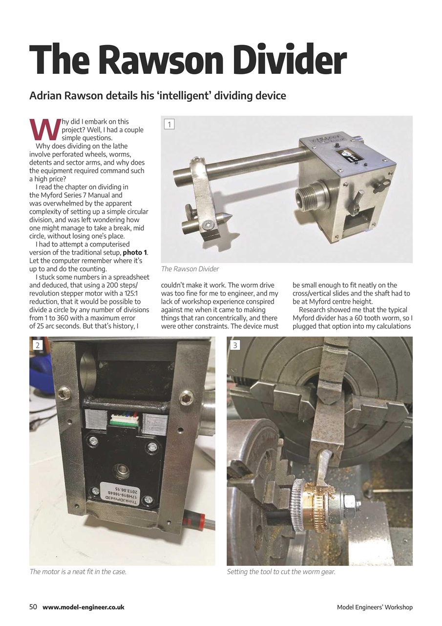 Model Engineer & Workshop Magazine Preview Pages