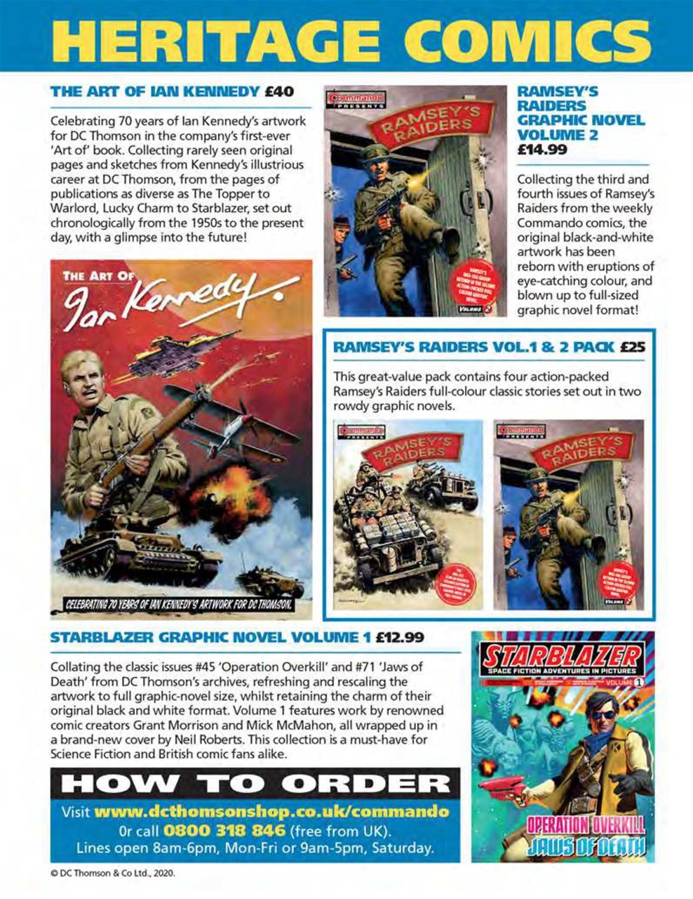 Commando Preview Pages