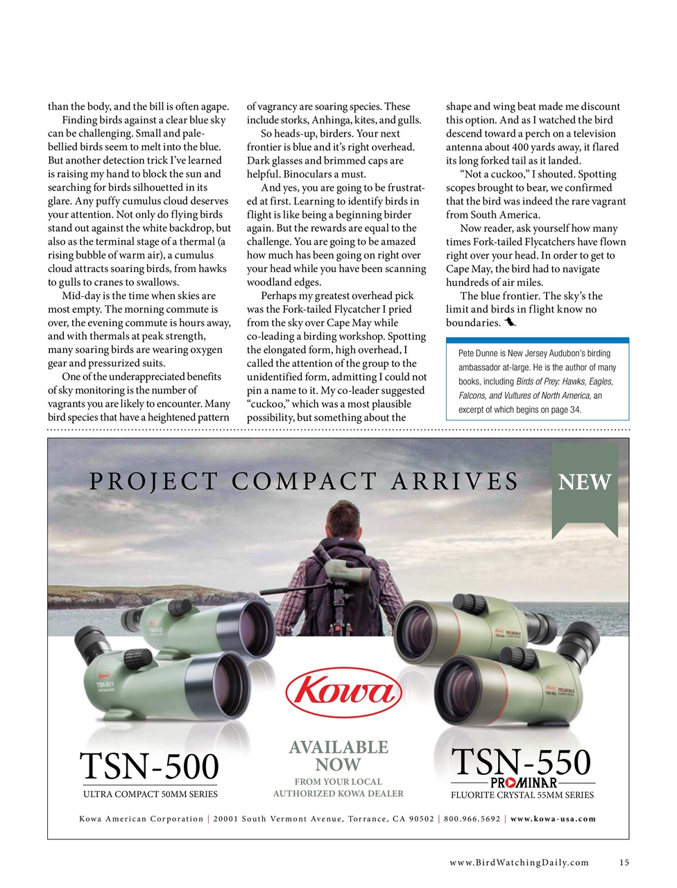 BirdWatching Preview Pages