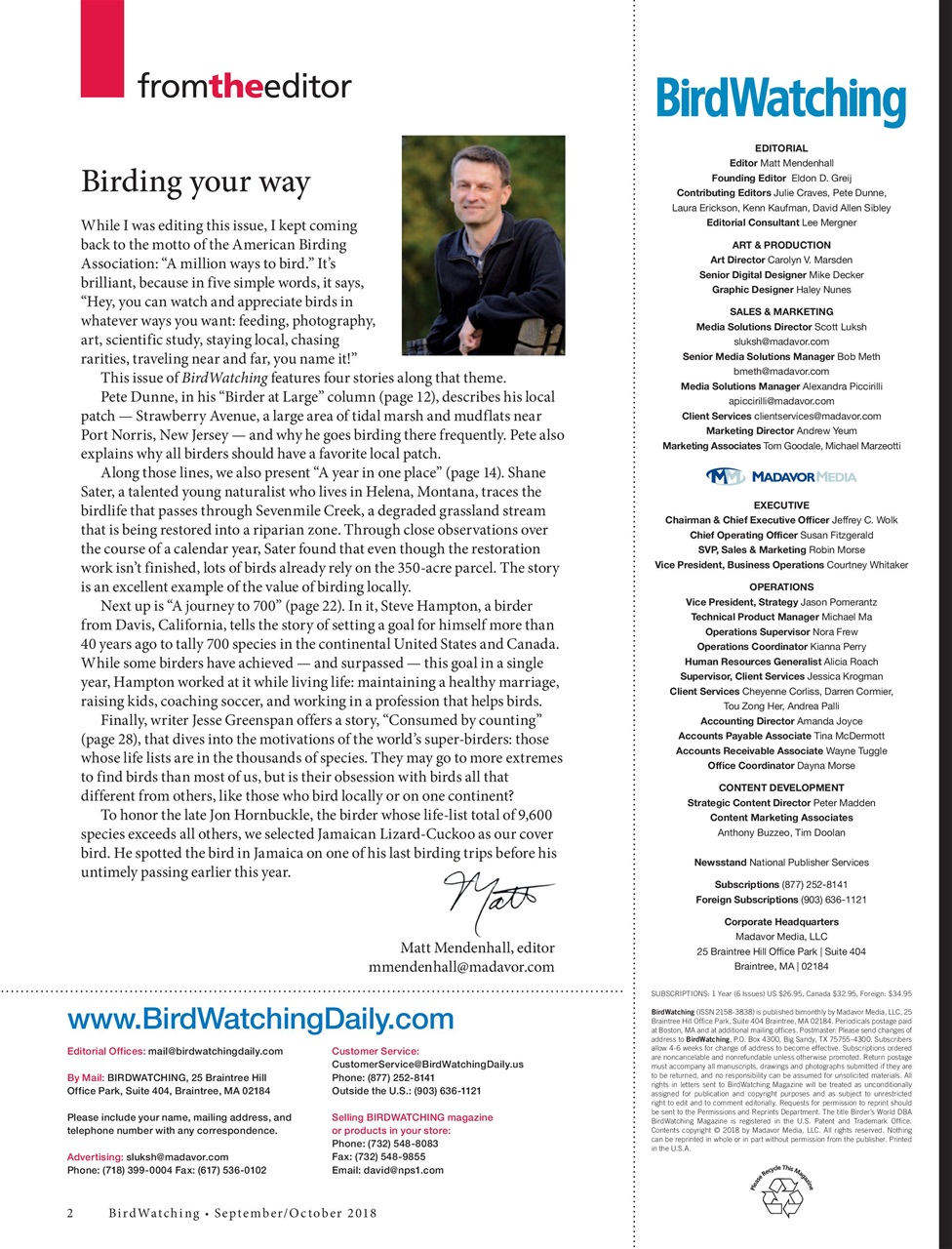 BirdWatching Preview Pages