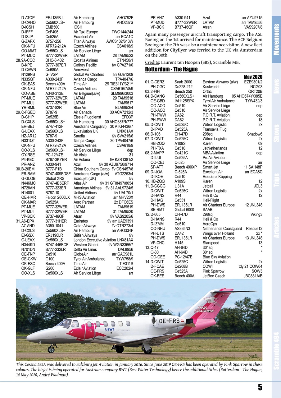 Scramble Magazine Preview Pages