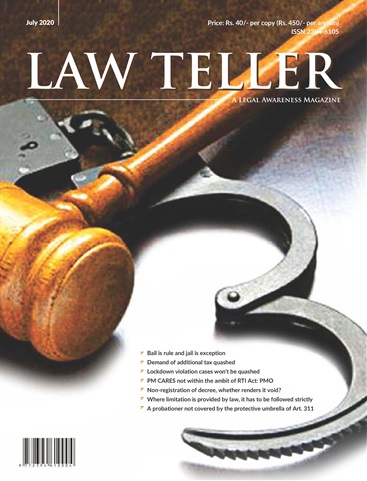 Lawteller – A Legal Awareness Magazine issue July 2020