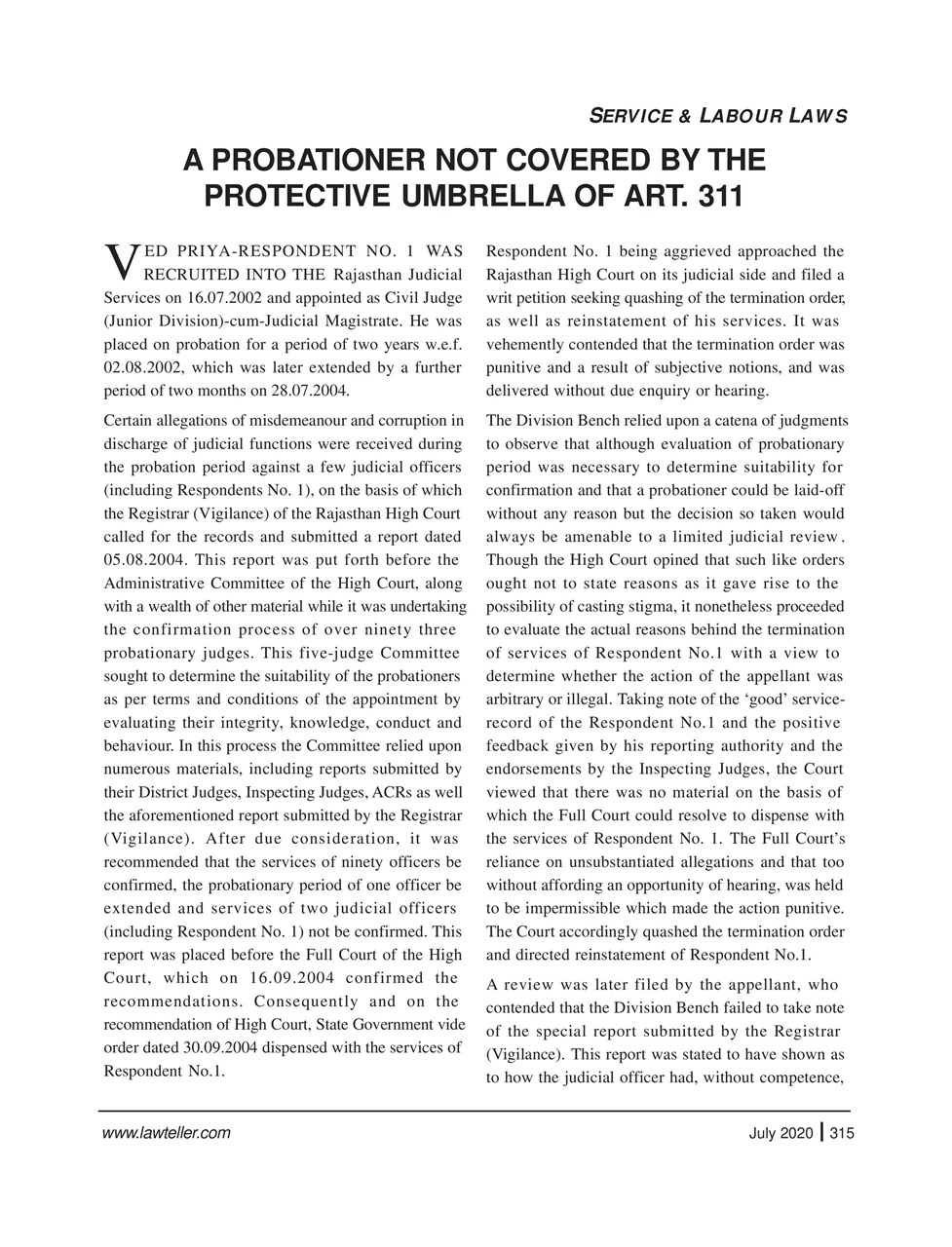 Lawteller – A Legal Awareness Magazine Preview Pages