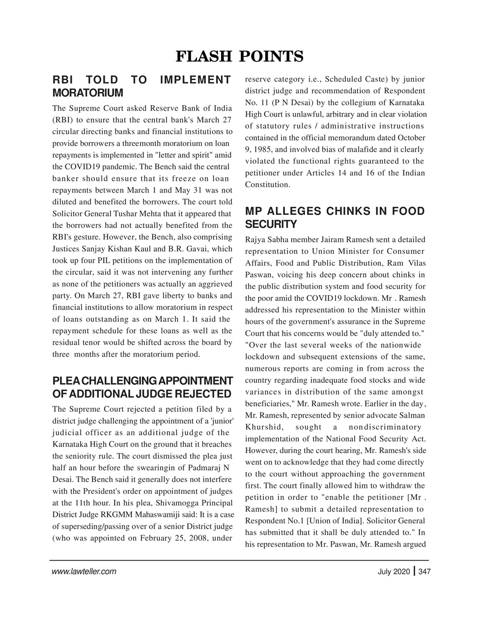 Lawteller – A Legal Awareness Magazine Preview Pages