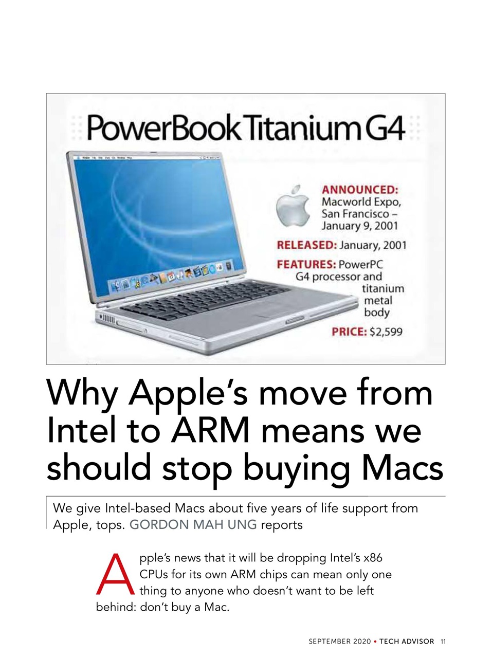 Tech Advisor Preview Pages