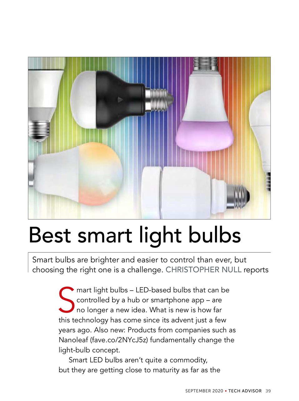 Tech Advisor Preview Pages