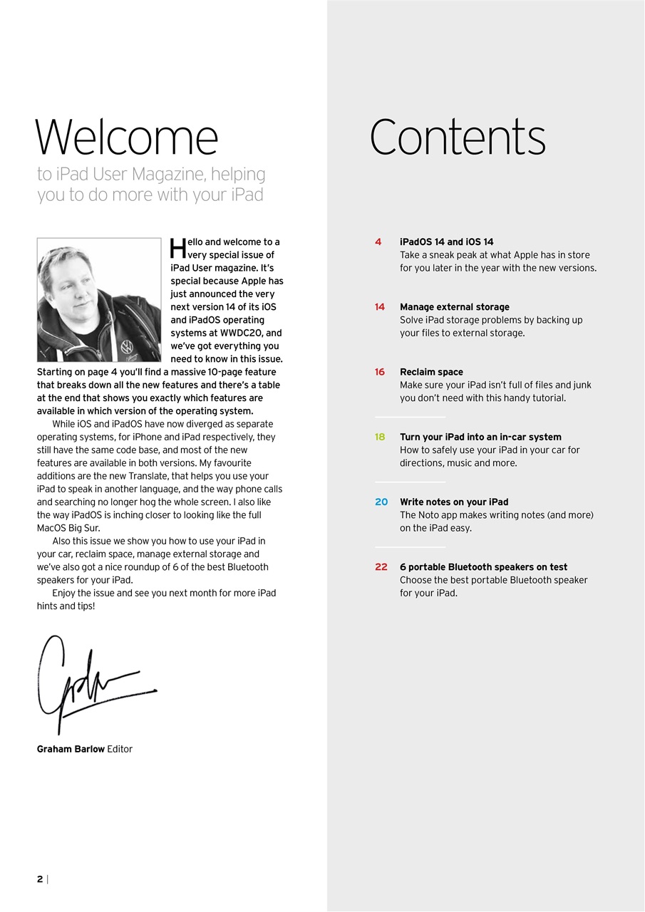 iPad User Preview Pages