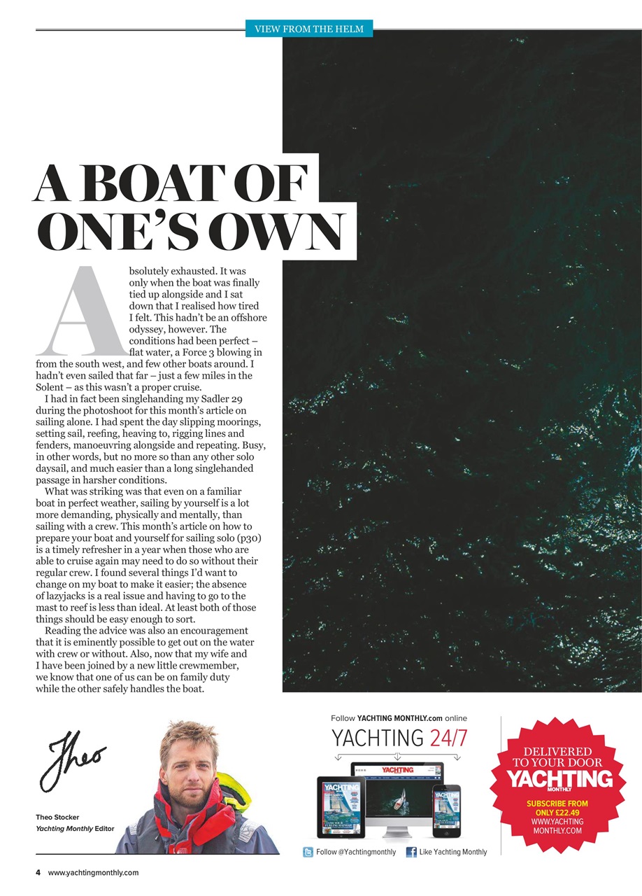 Yachting Monthly Preview Pages