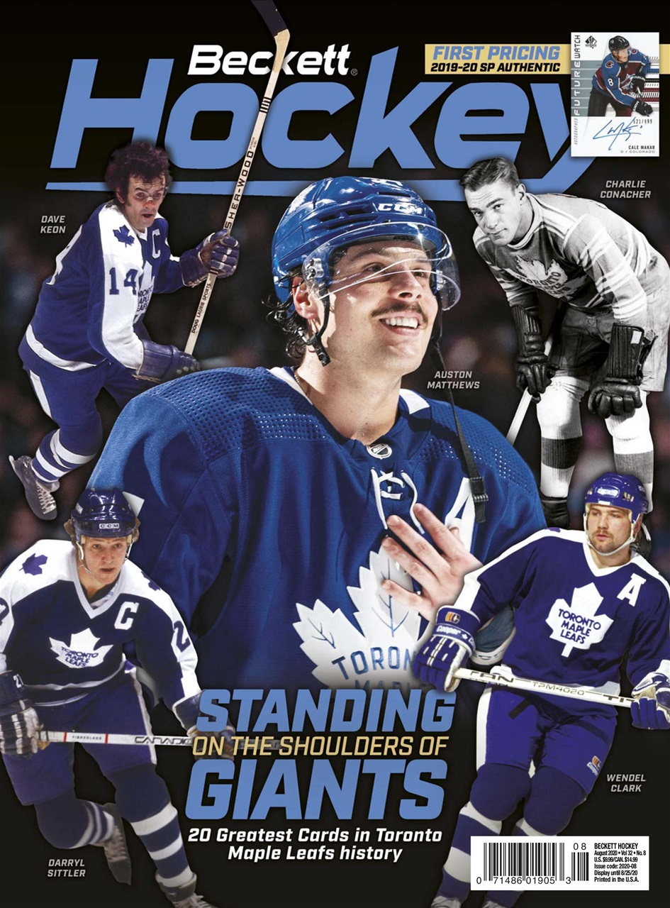 Beckett Hockey Magazine Preview Pages