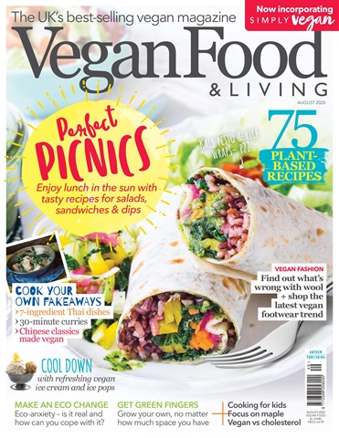 Vegan Food & Living Magazine issue Aug 2020