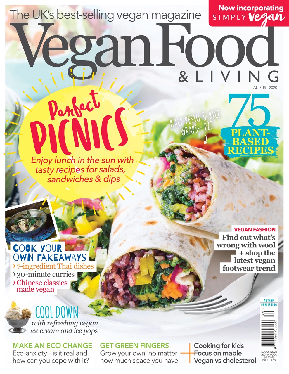 Vegan Food & Living Magazine Preview Pages