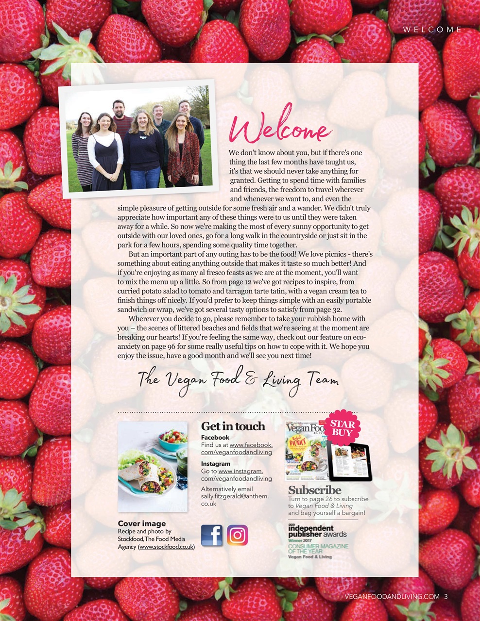 Vegan Food & Living Magazine Preview Pages