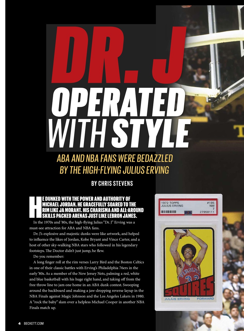 Beckett Basketball Magazine Preview Pages