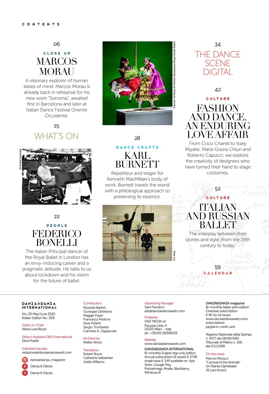 DANZA&DANZA International Preview Pages