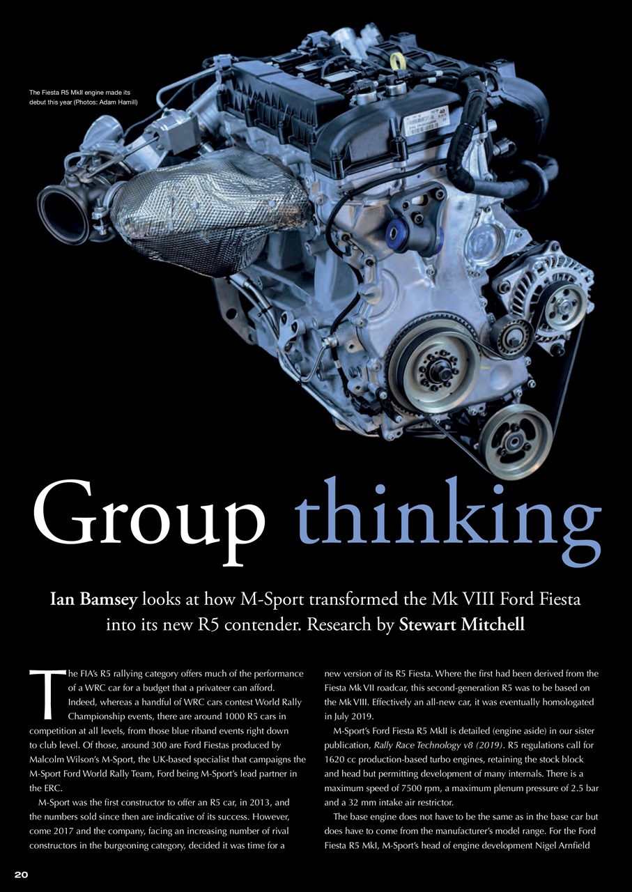 Race Engine Technology Preview Pages