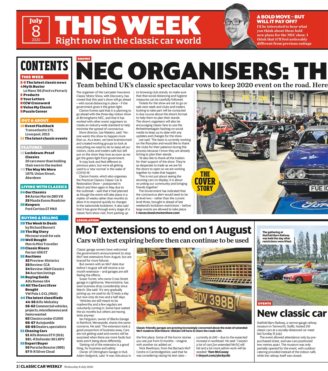 Classic Car Weekly Preview Pages