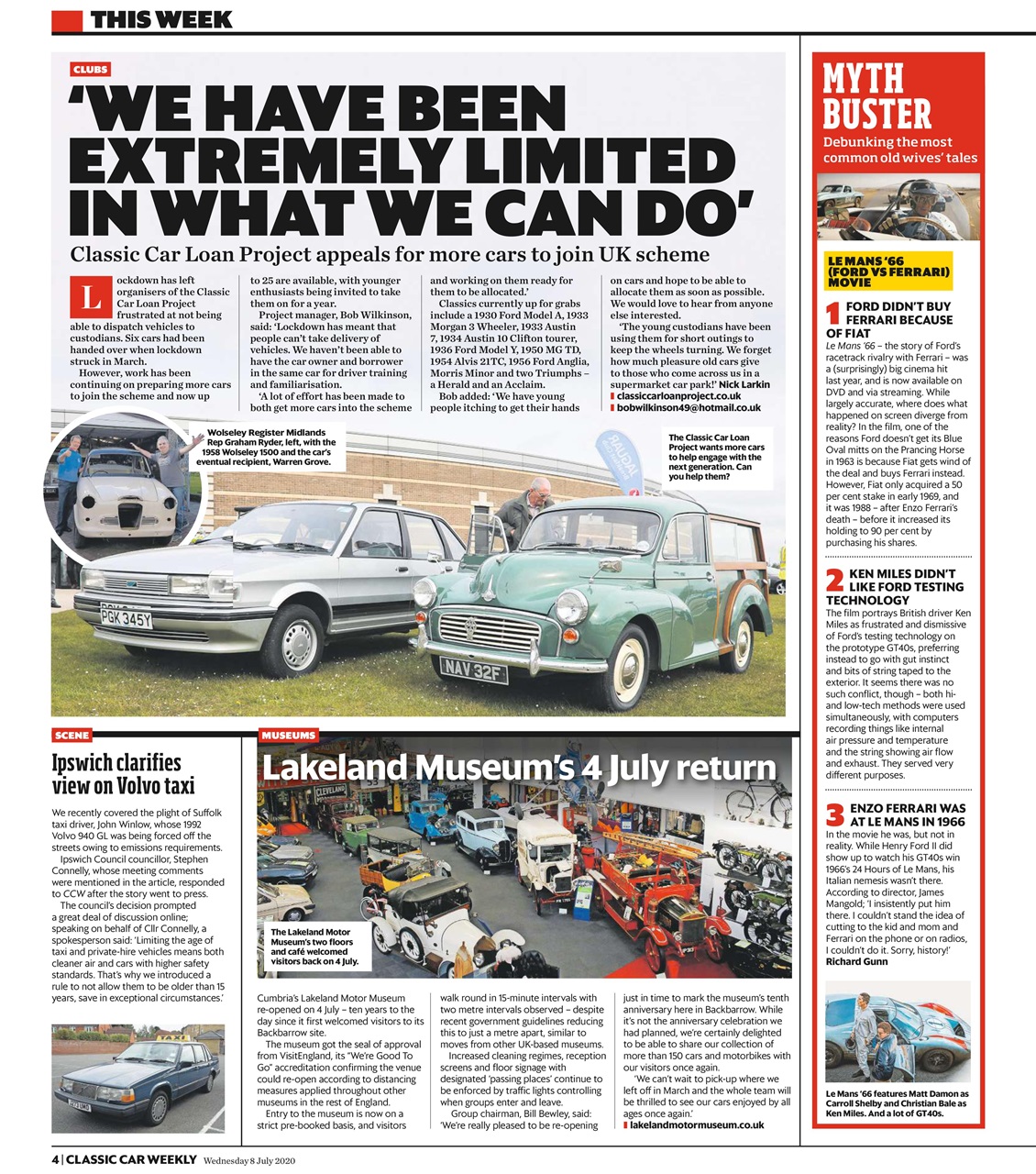 Classic Car Weekly Preview Pages
