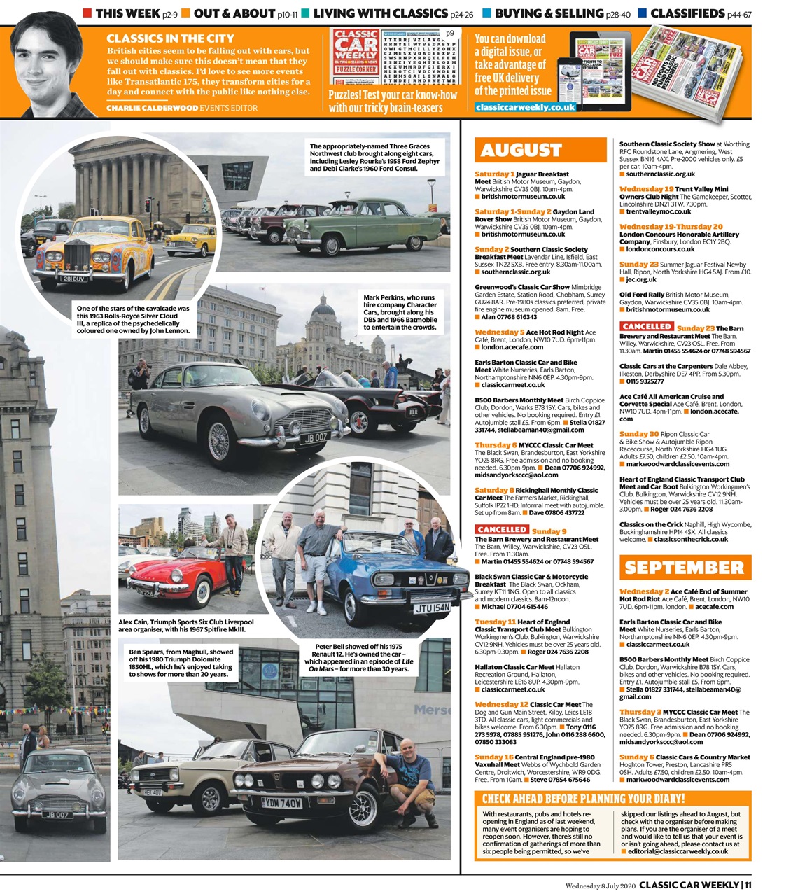 Classic Car Weekly Preview Pages
