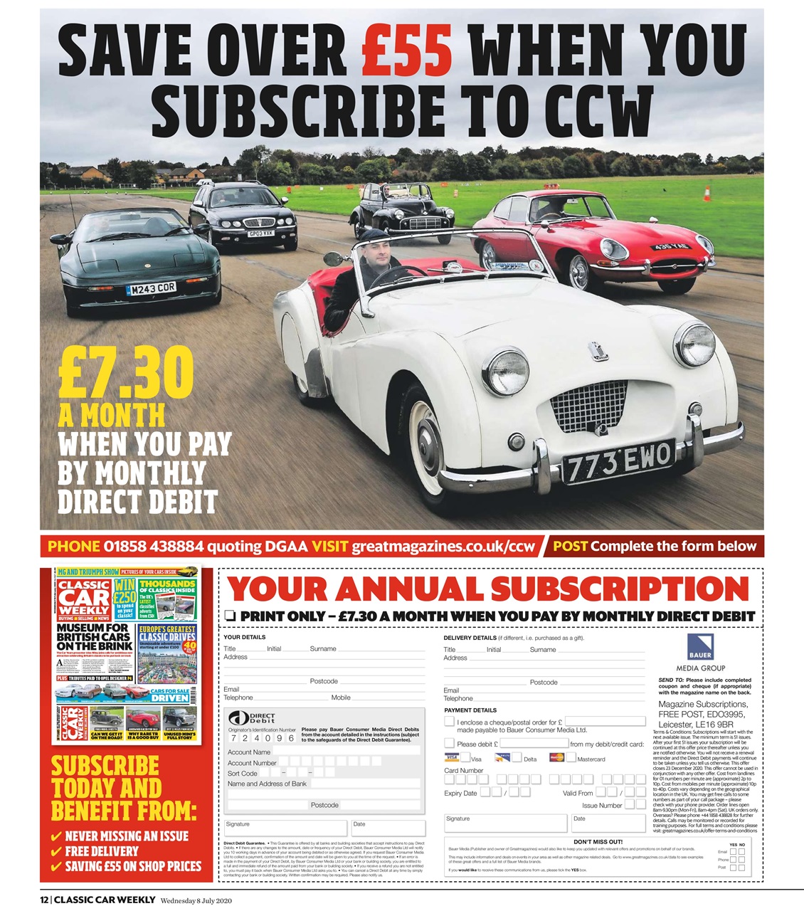 Classic Car Weekly Preview Pages