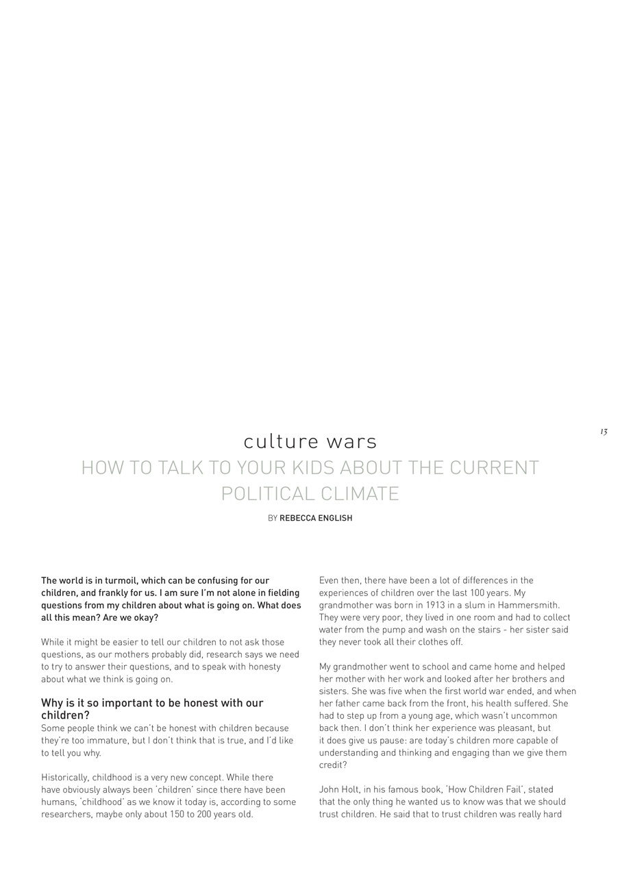 The Natural Parent Magazine Preview Pages