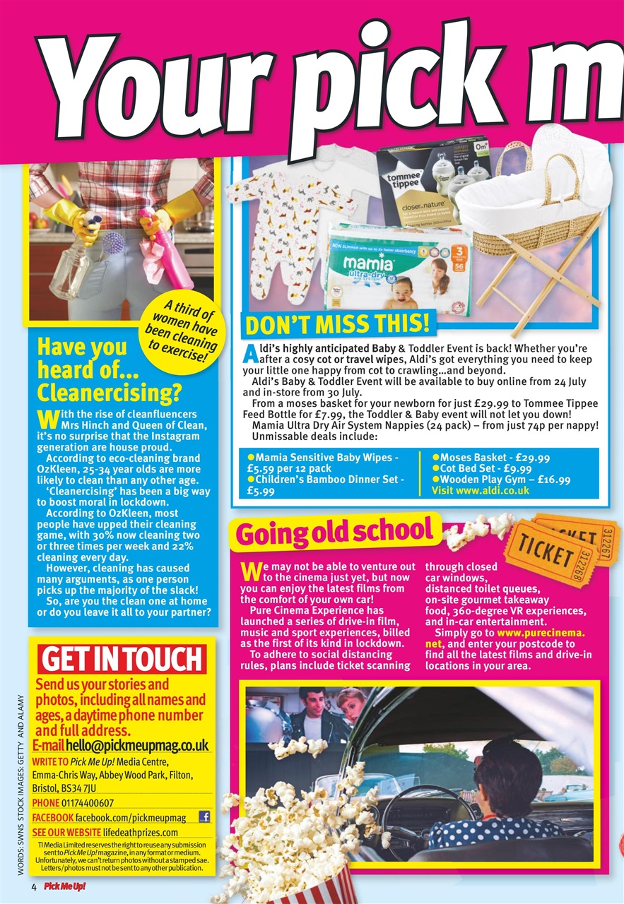 Pick Me Up Preview Pages