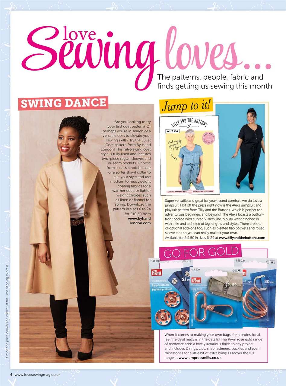 Love Sewing Preview Pages