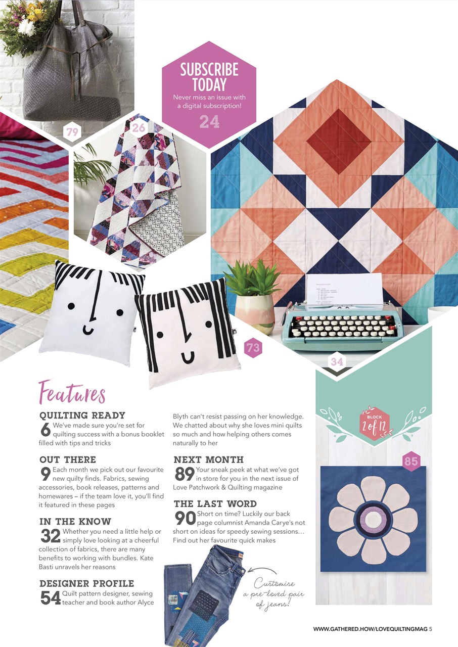 Love Patchwork & Quilting Preview Pages