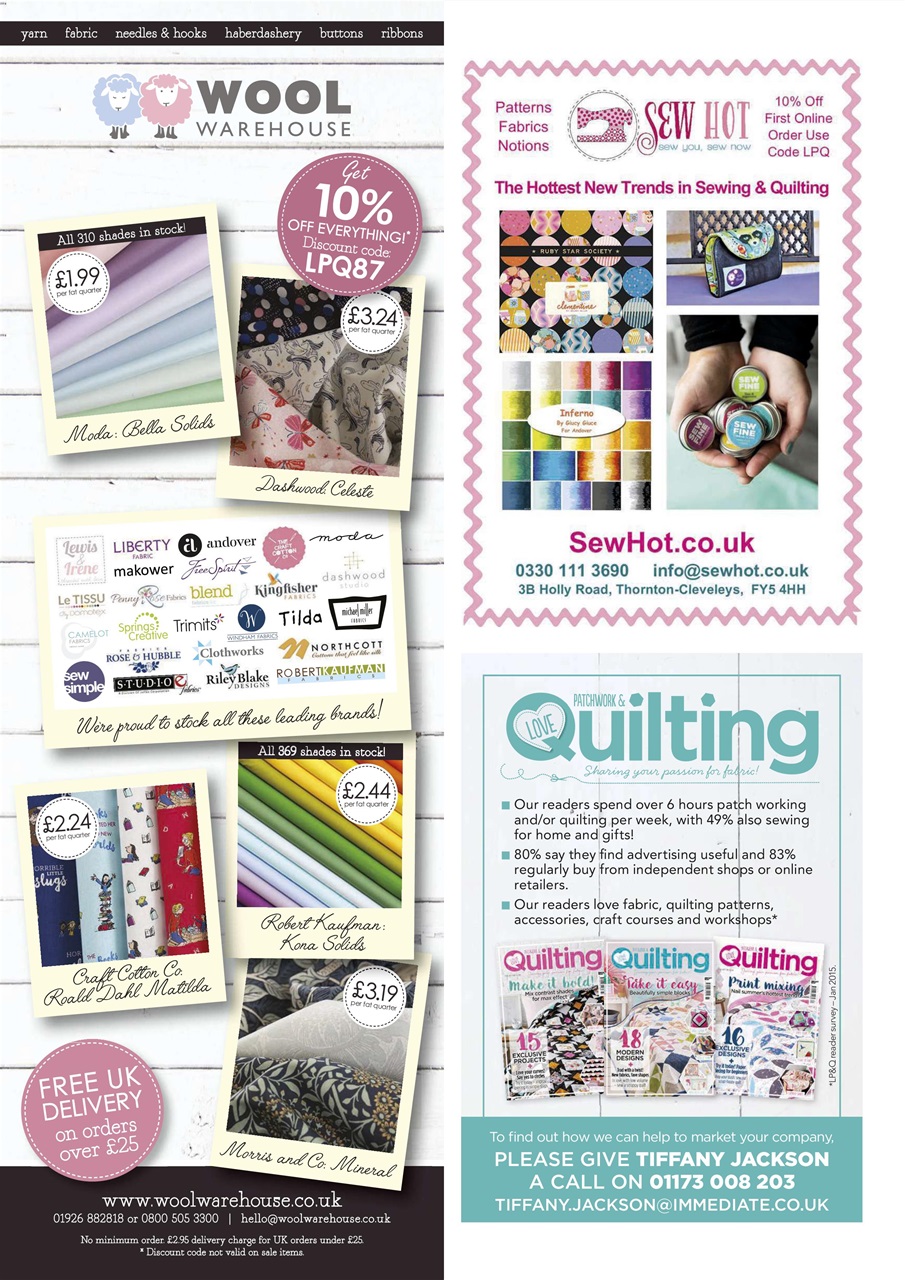 Love Patchwork & Quilting Preview Pages