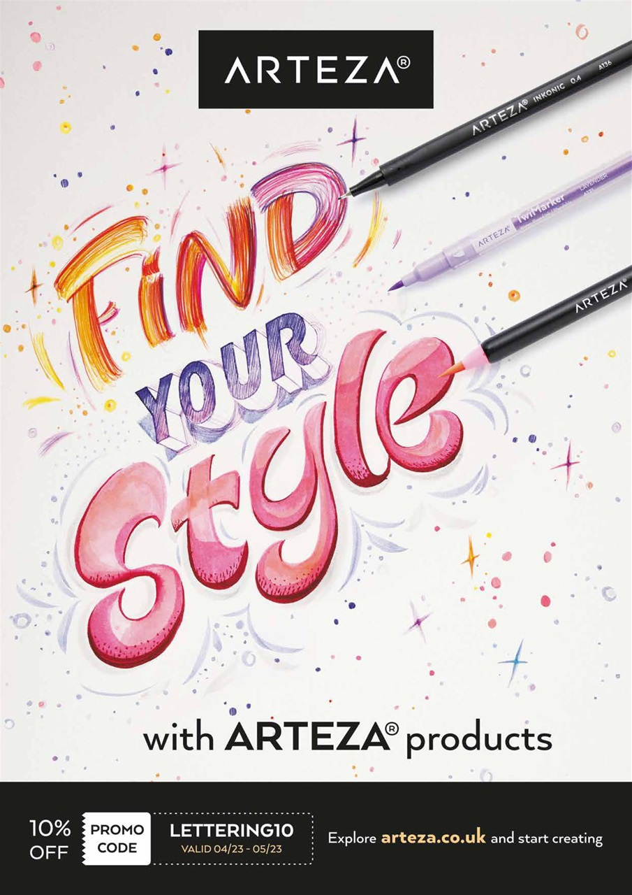 Simply Lettering Preview Pages