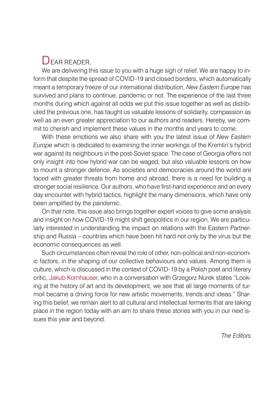 New Eastern Europe Preview Pages
