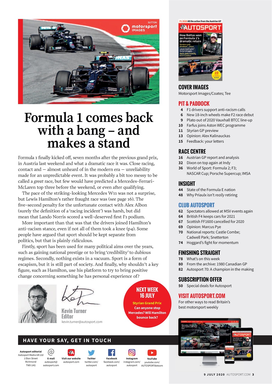 Autosport Preview Pages