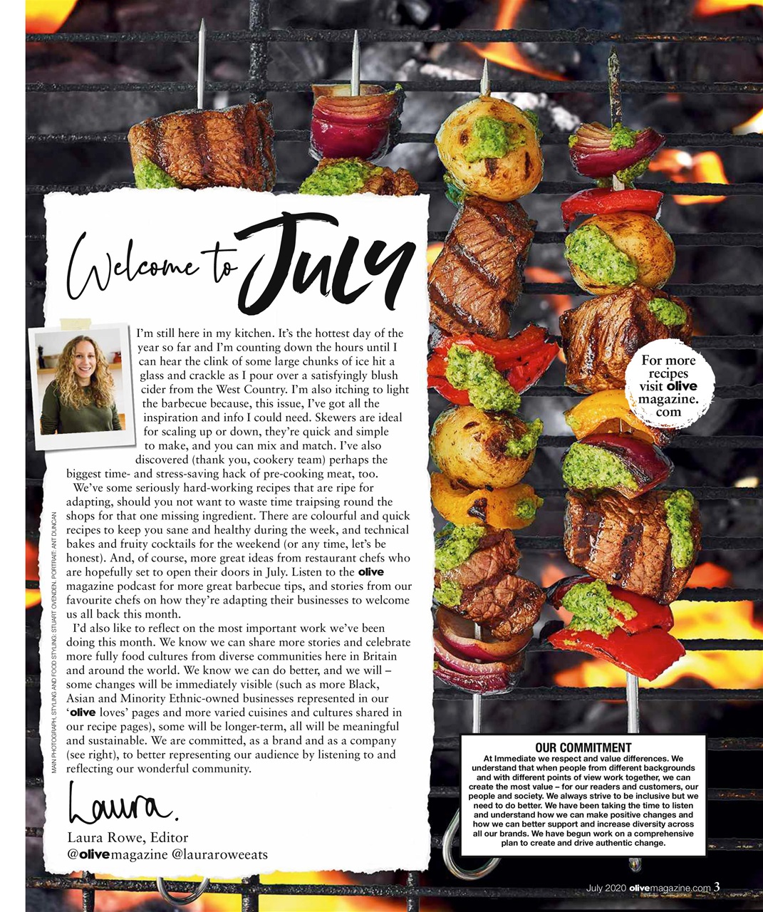 Olive Magazine Preview Pages