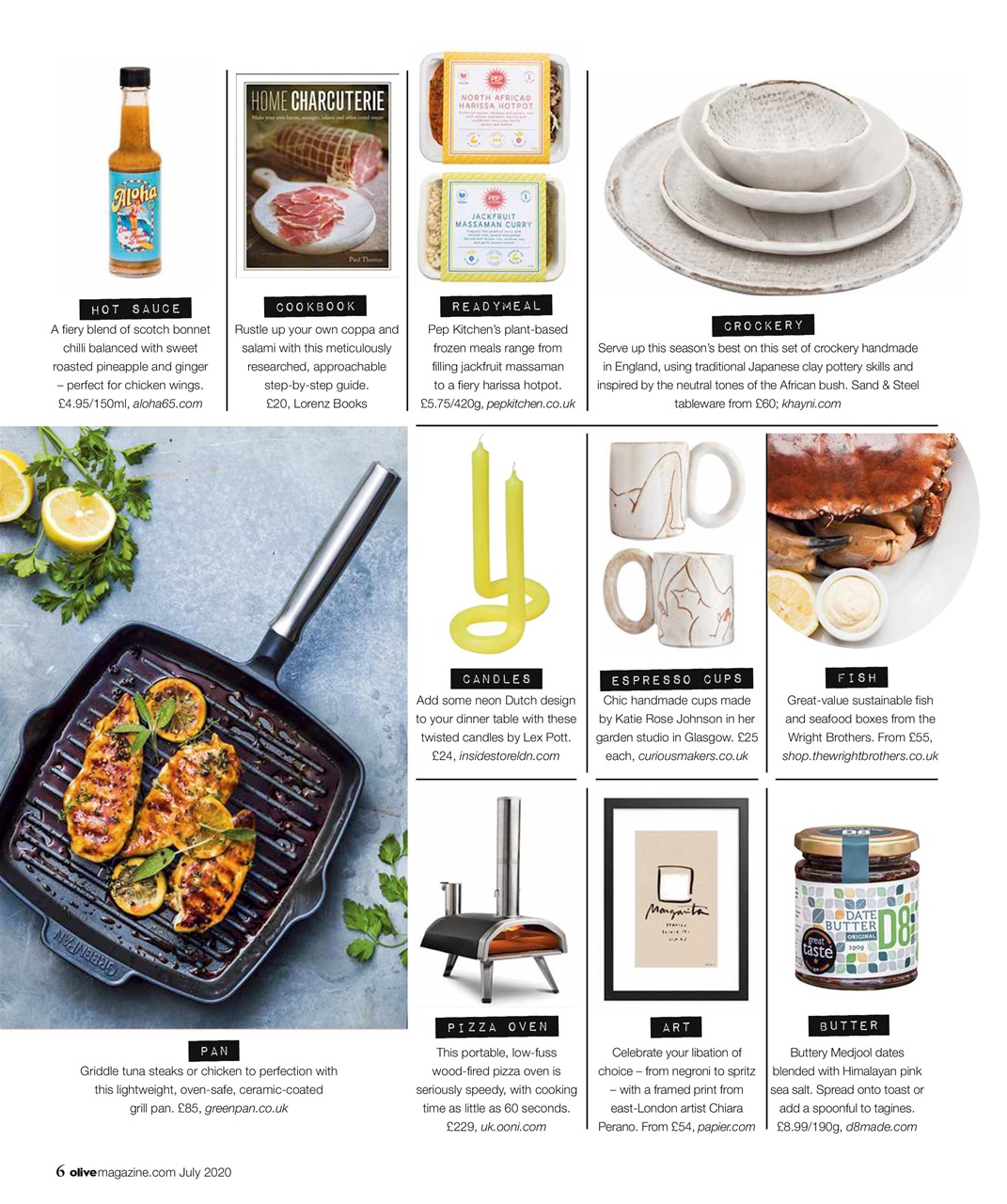 Olive Magazine Preview Pages