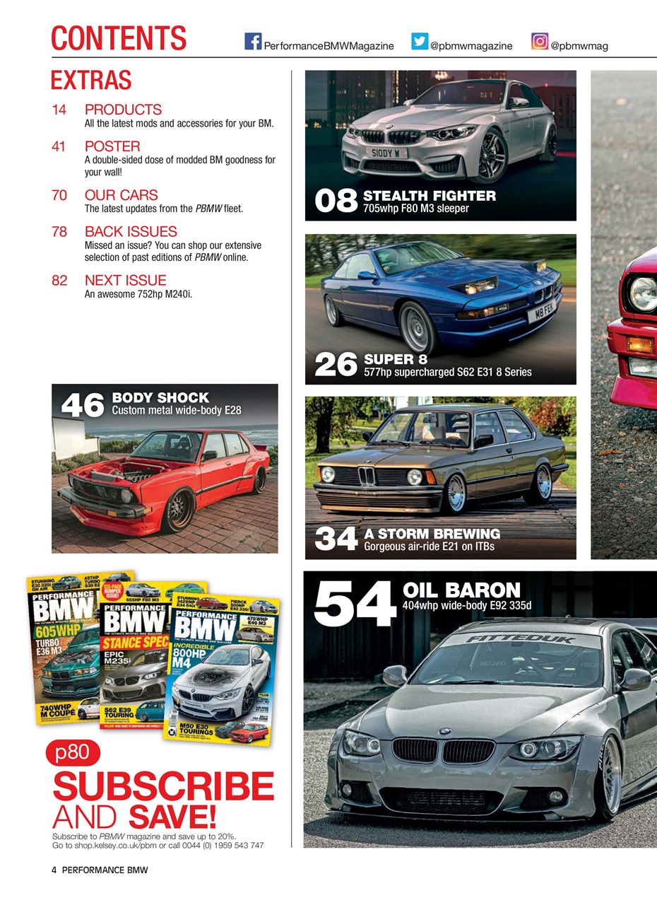 Performance BMW Preview Pages