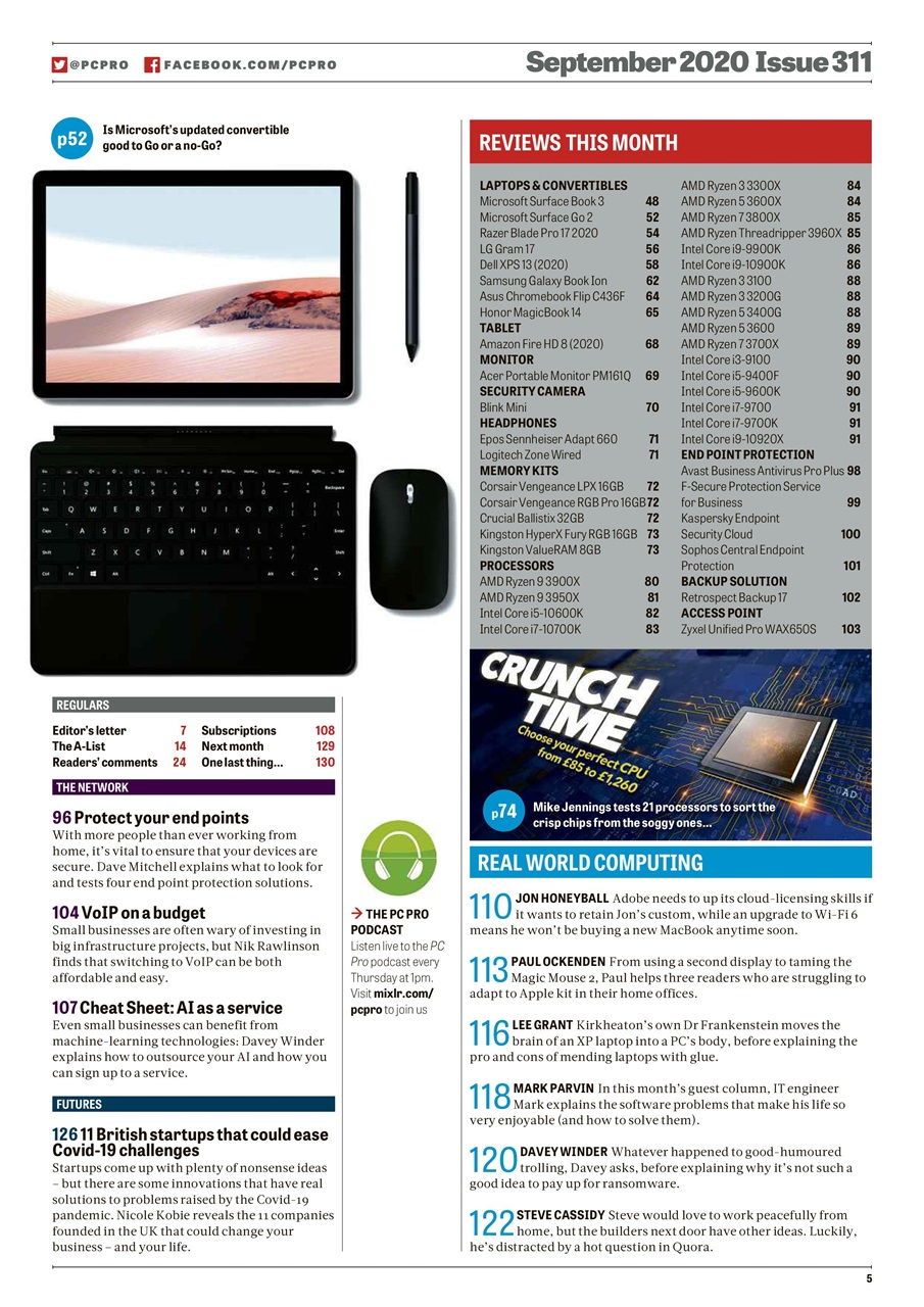 PC Pro Preview Pages