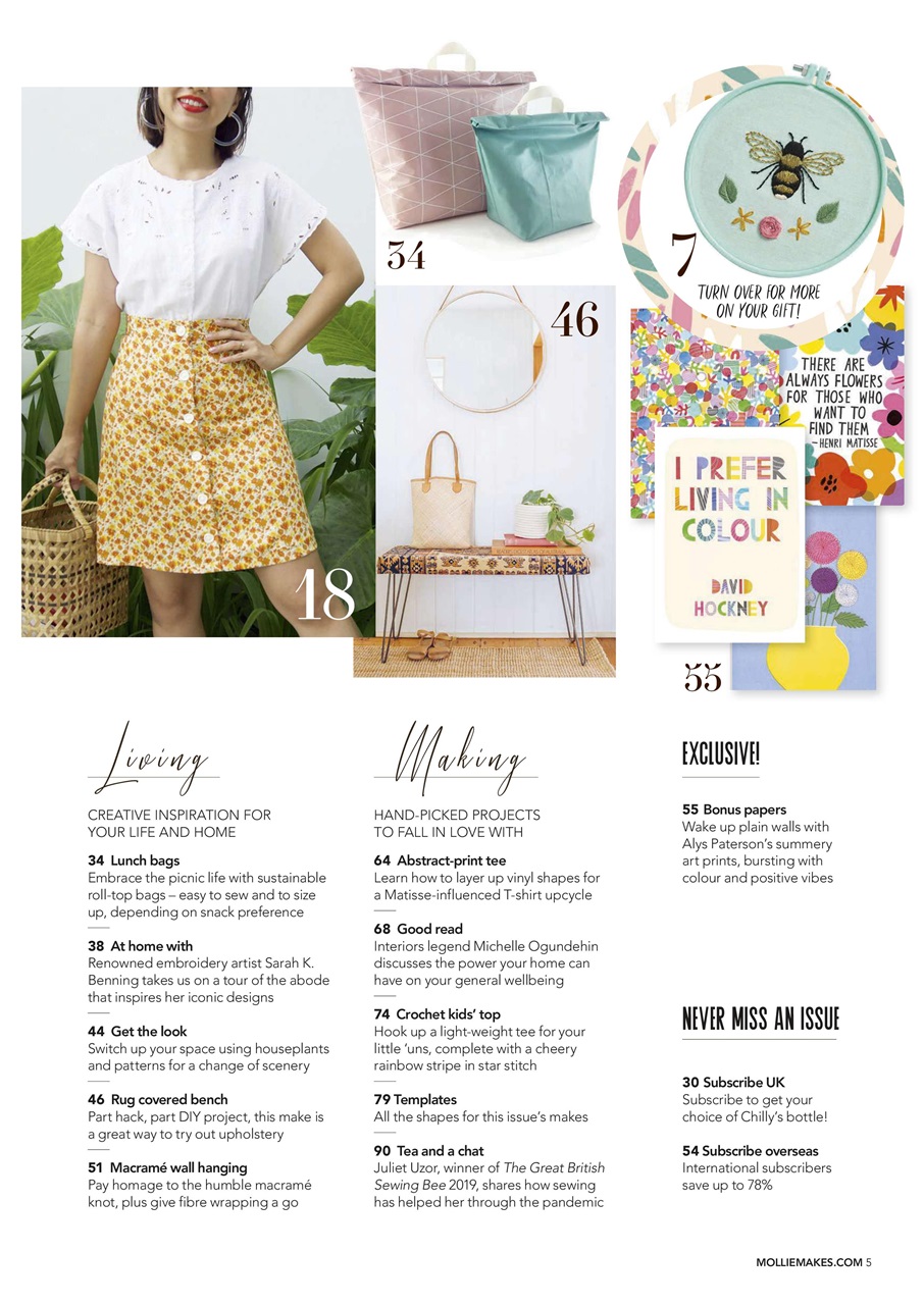 Mollie magazine Preview Pages