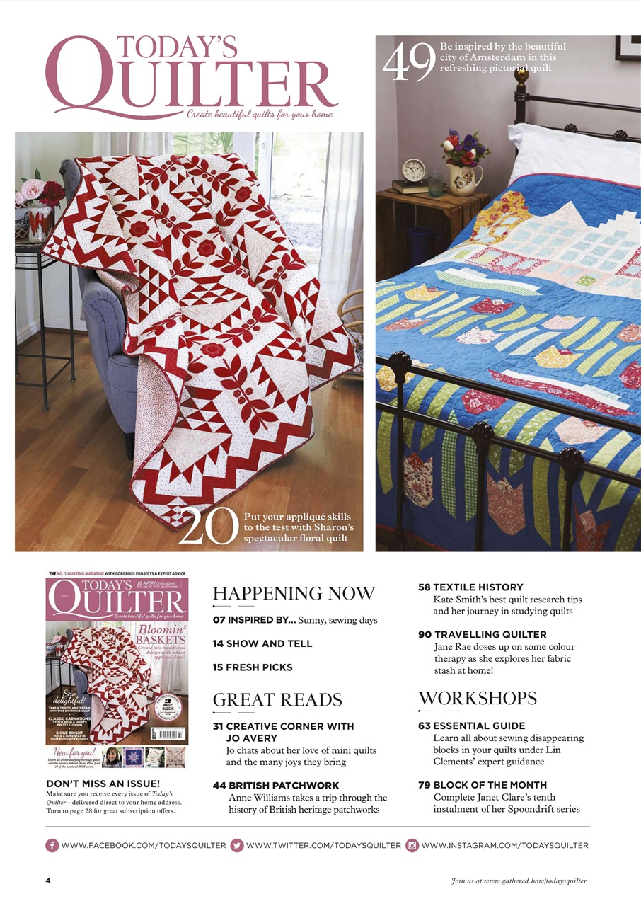 Today’s Quilter Preview Pages