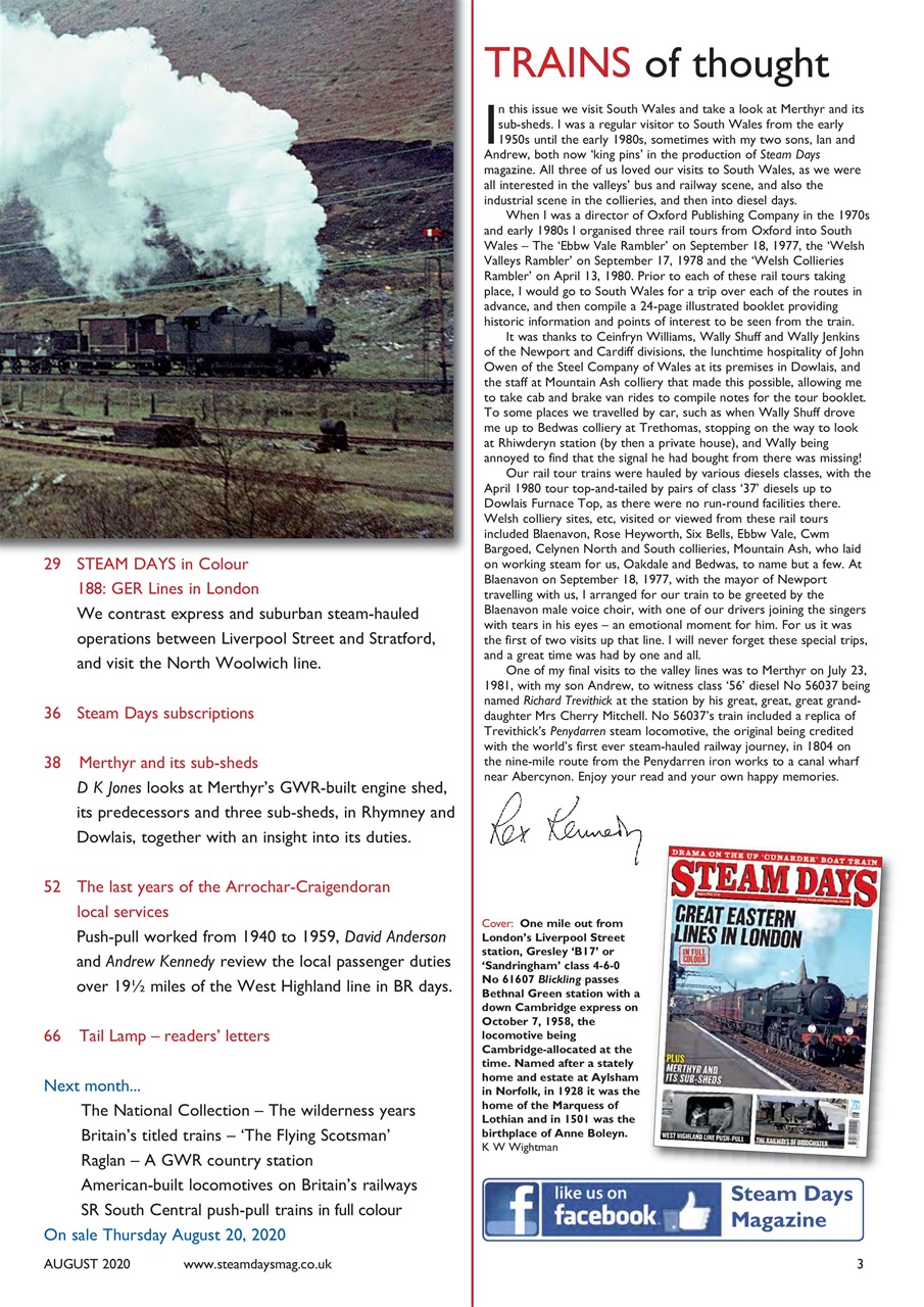 Steam Days Preview Pages