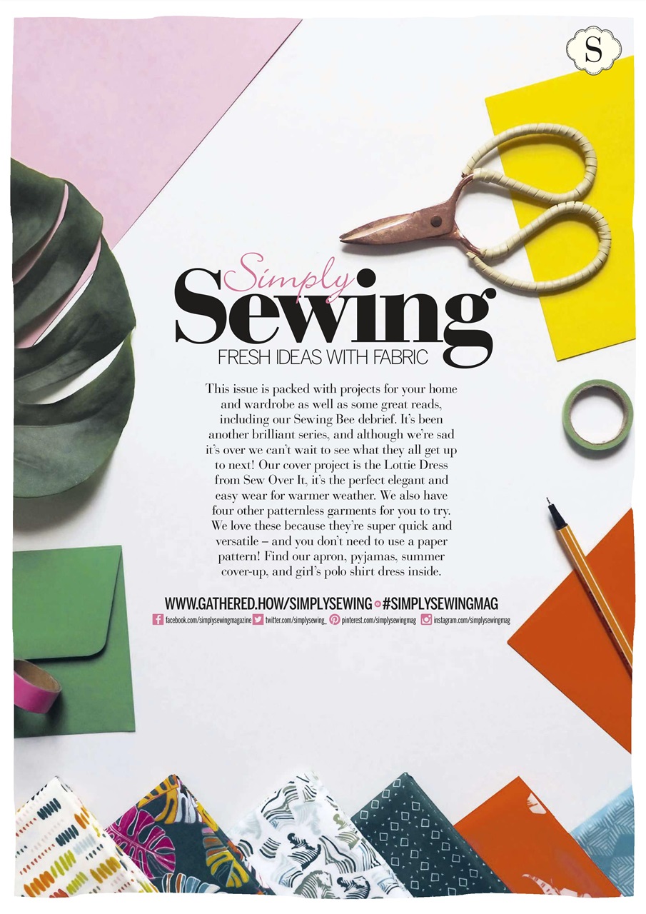 Simply Sewing Preview Pages