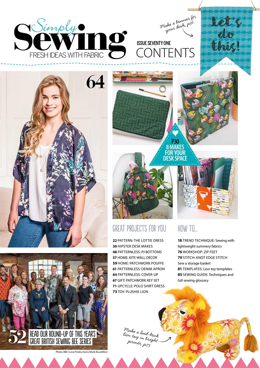 Simply Sewing Preview Pages