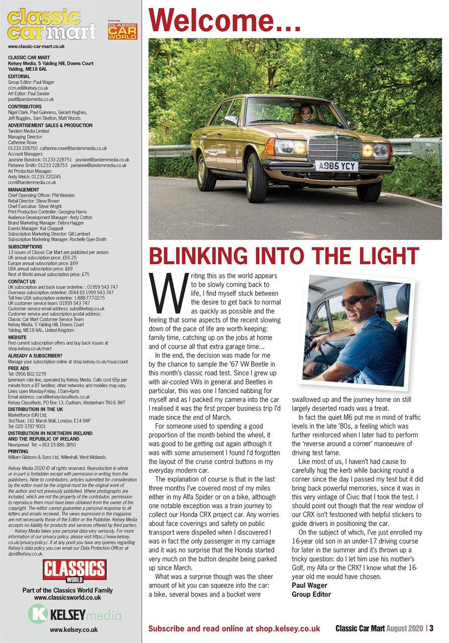 Classic Car Mart Preview Pages