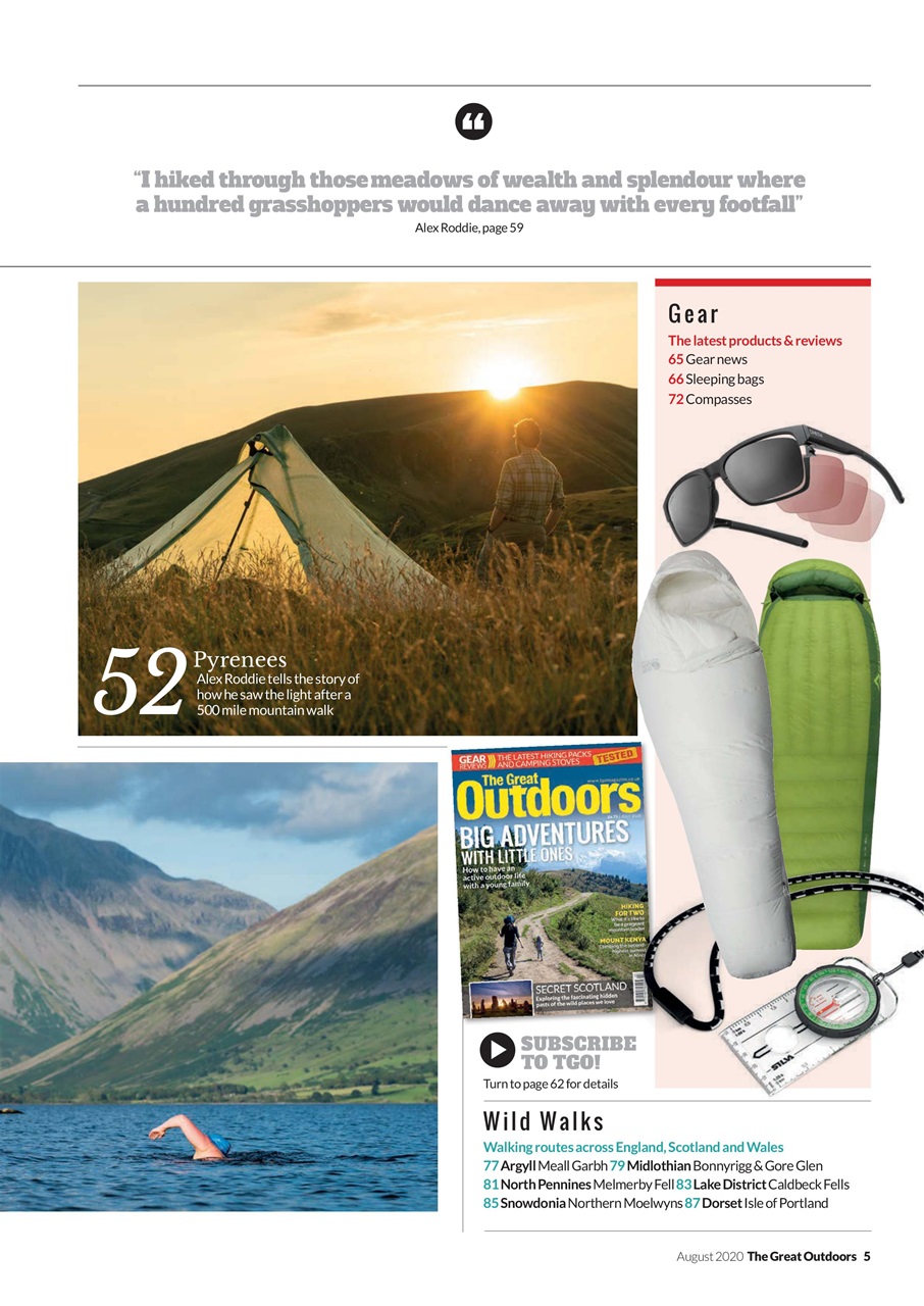 TGO - The Great Outdoors Magazine Preview Pages