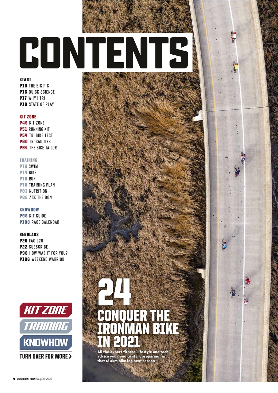 220 Triathlon Magazine Preview Pages