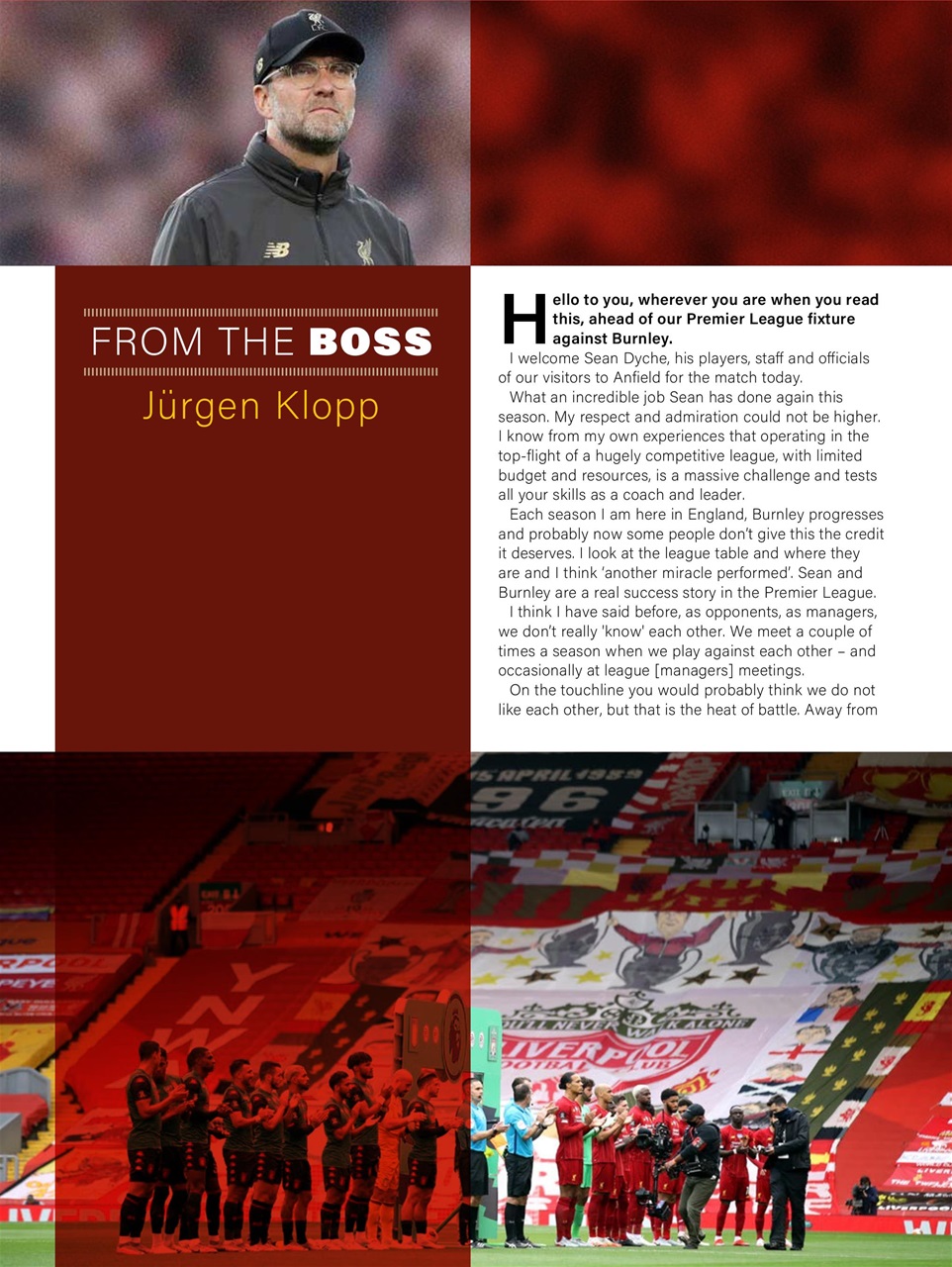 Liverpool FC Programmes Preview Pages