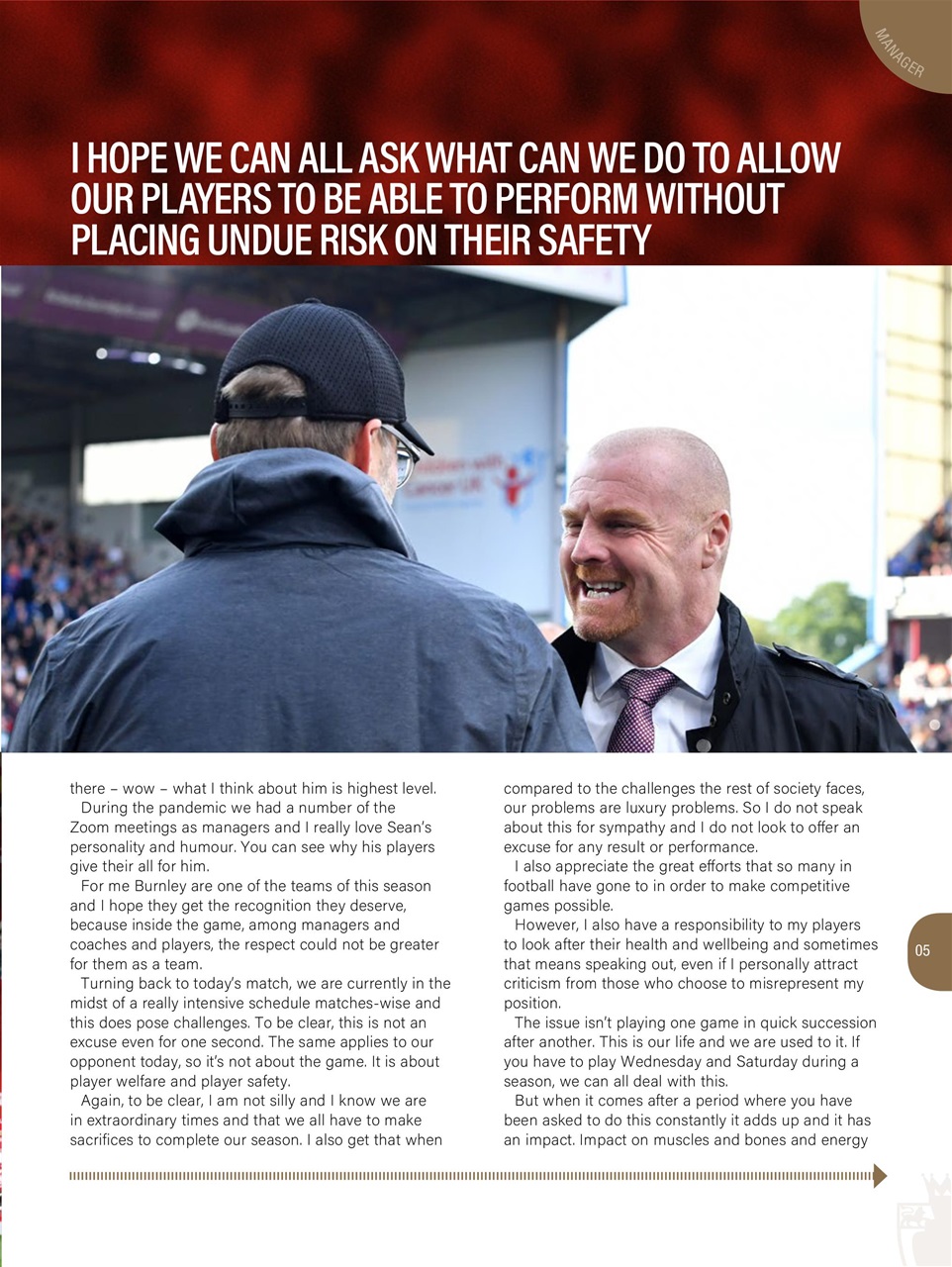 Liverpool FC Programmes Preview Pages