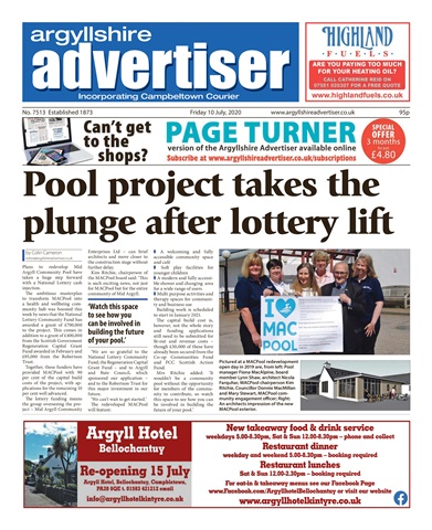 Argyllshire Advertiser issue 10/7/20