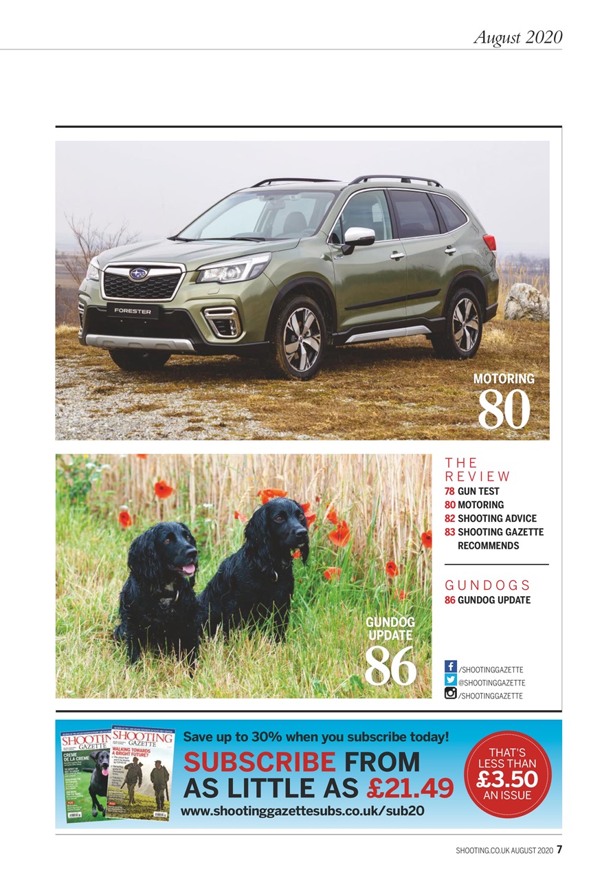 Shooting Gazette Preview Pages